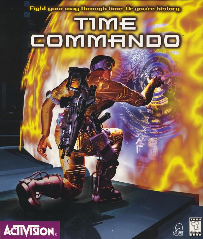 Time Commando box art for Playstation